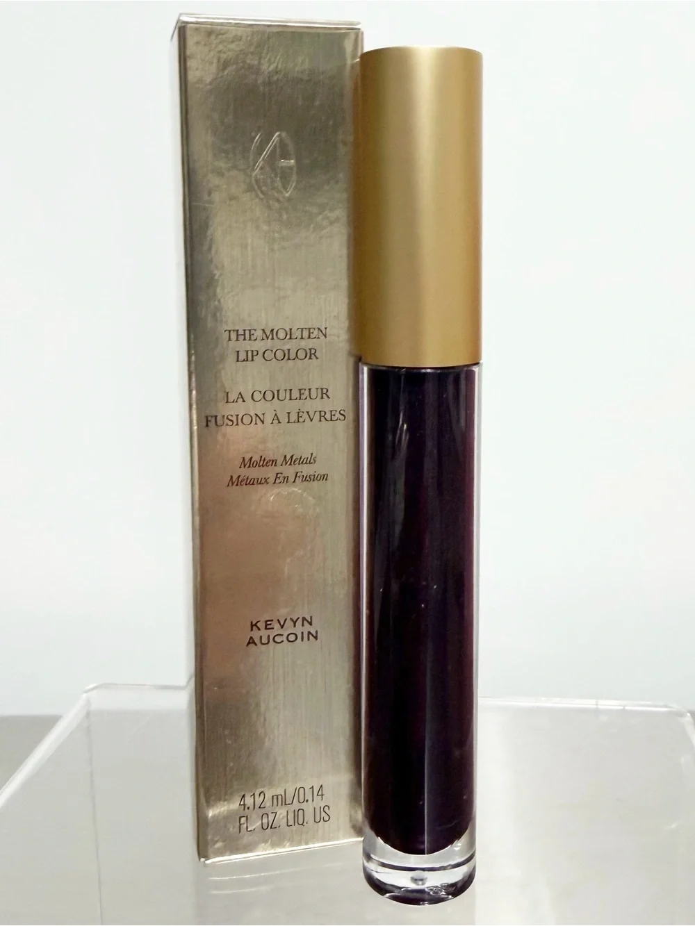 KEVYN AUCOIN The Molten Lip Color CARBON ~ Full Size 0.14 oz